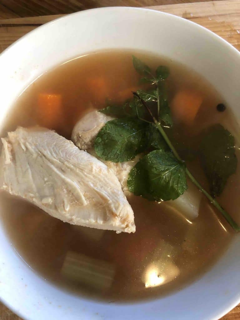 Image of Mexican chicken soup for recipe