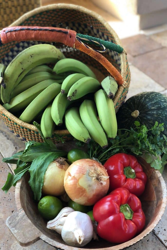 Pasteles de Pork, Green Bananas, Plantains and Yautía con Achiote