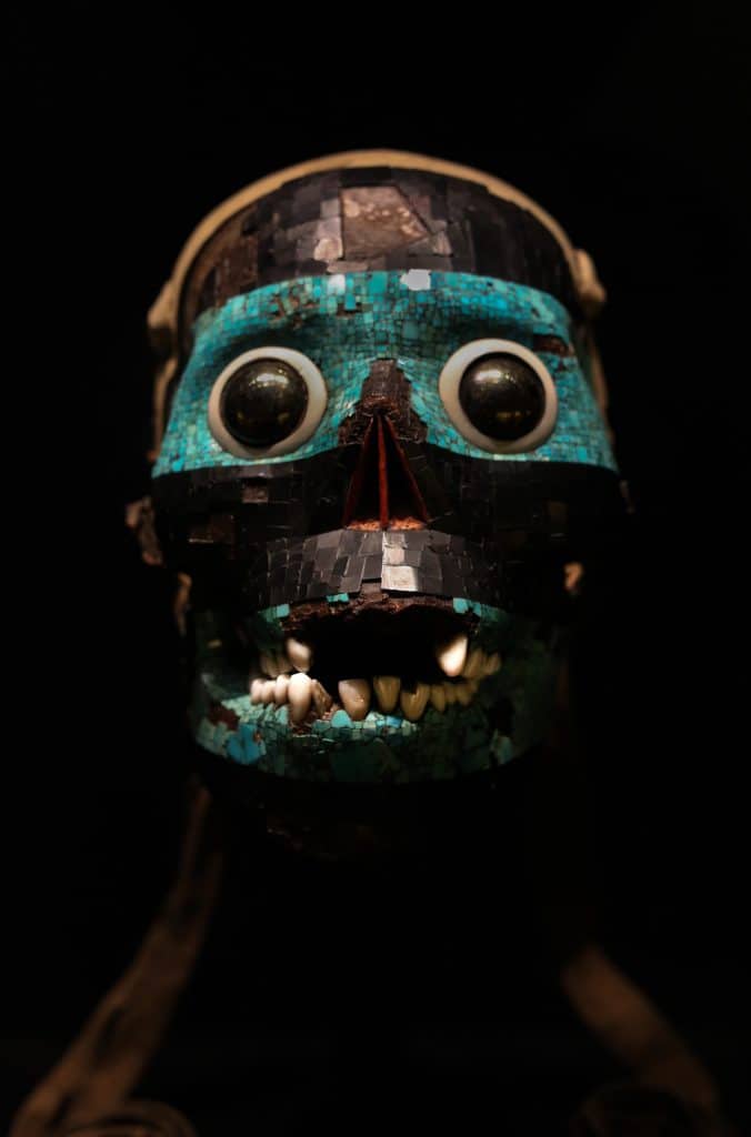 Mask Aztec Mexico pozole photo