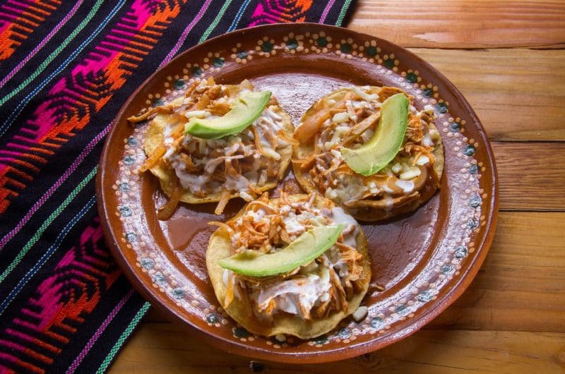 Jorge and Francisca’s Chicken Tinga Tostada: The Winner