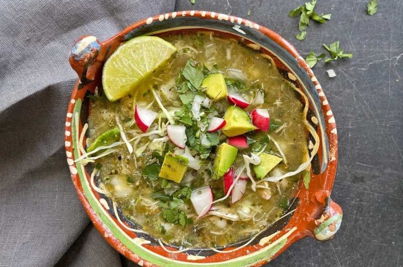 Anjie’s Green Chile Chicken Pozole 