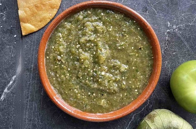 How to Make Salsa Verde With Serrano & Tomatillos
