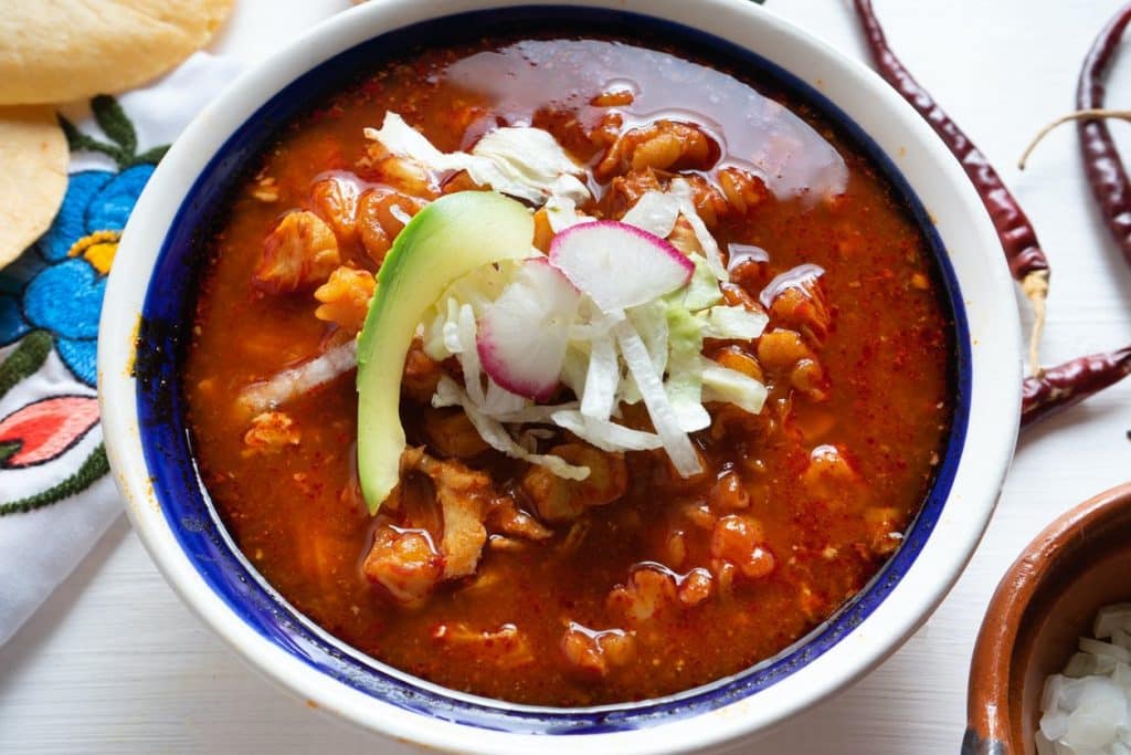 Nata red pozole