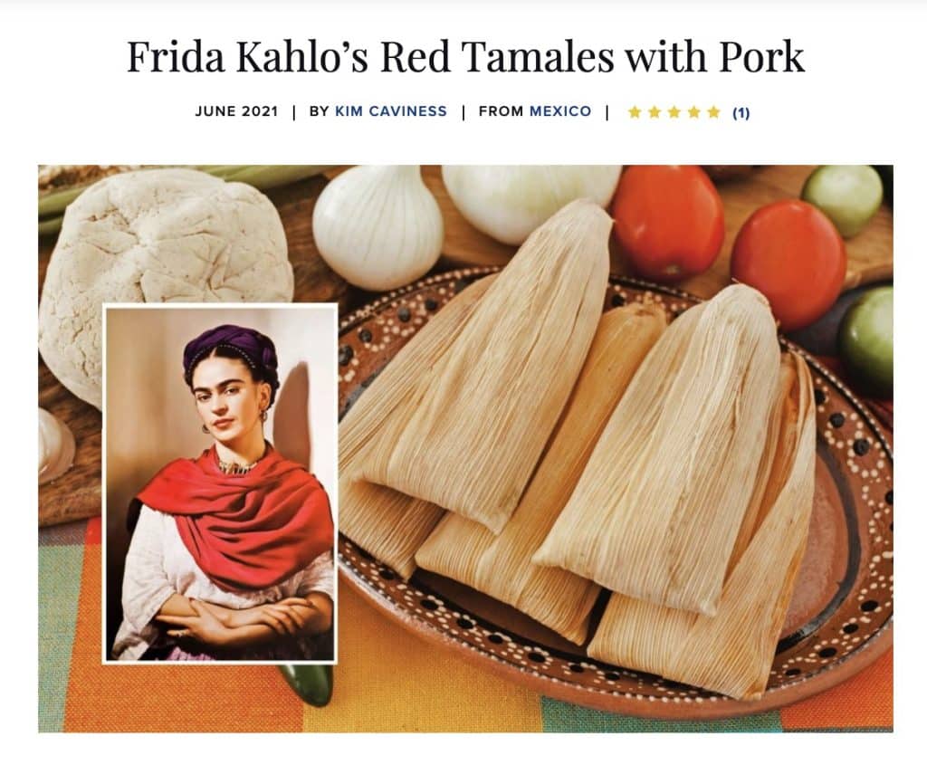 Frida red tamales