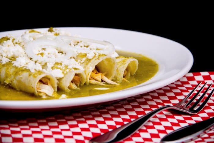 enchiladas verdes