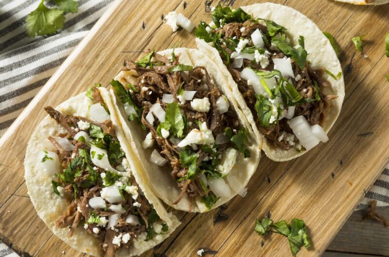 Beef Barbacoa Street Tacos — Slow Cooked at Home