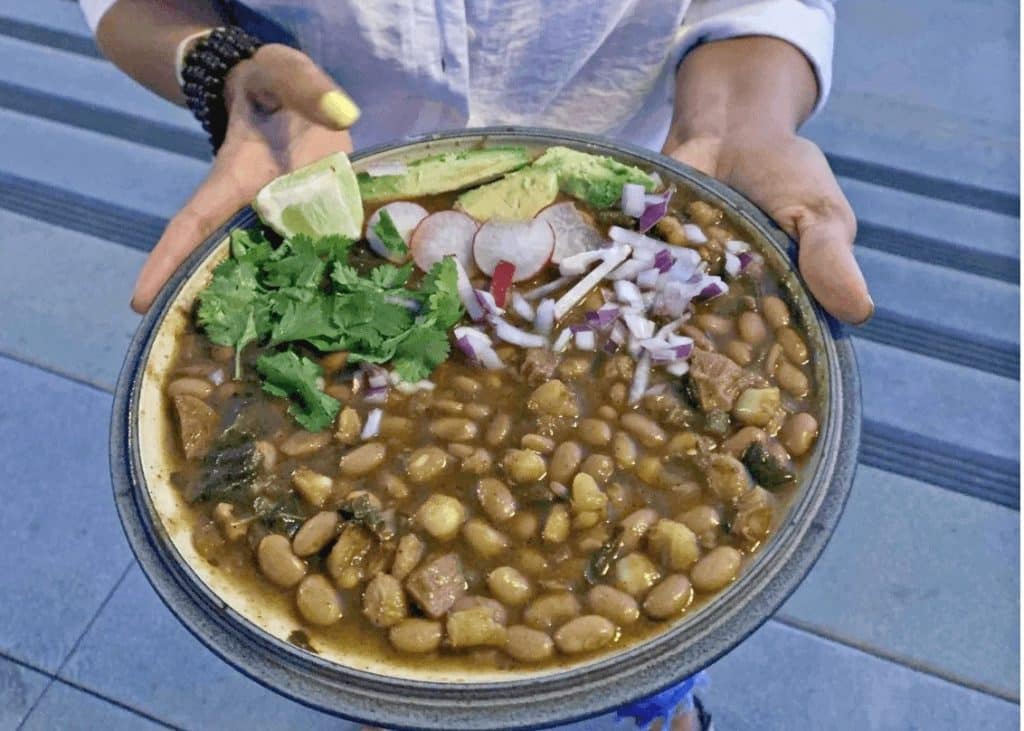 meatless pozole verde