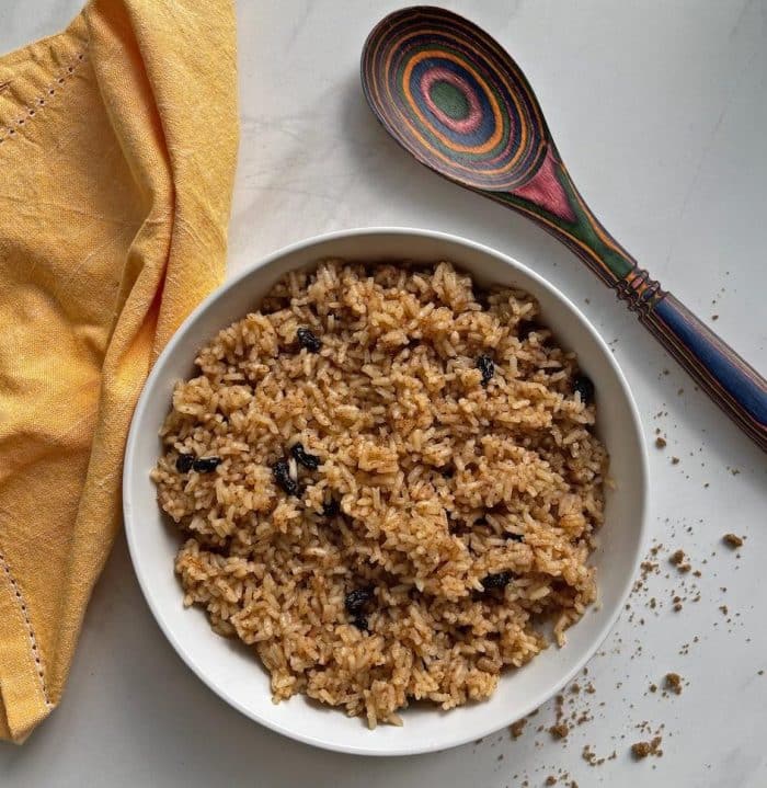 arroz con coco coconut rice