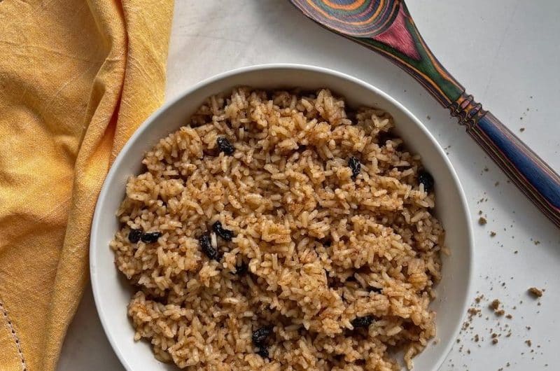 Arroz con Coco or Colombian Rice with Coconut