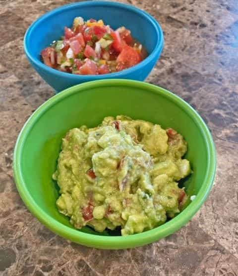 guacamole pico de gallo