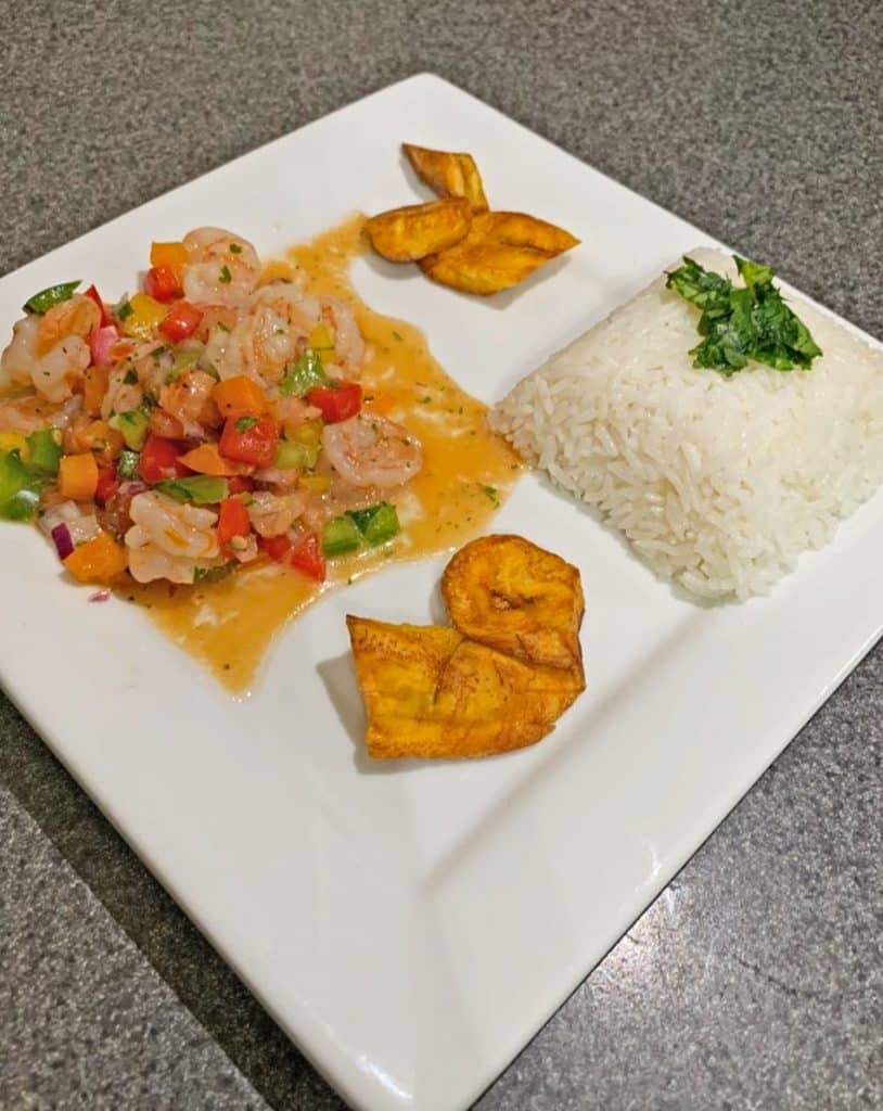 Ecuadorian shrimp ceviche