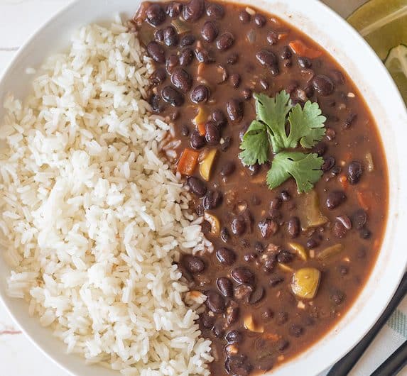 Belqui’s Dominican Rice and Beans