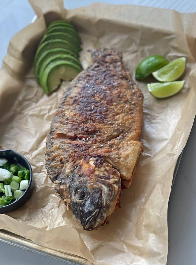 fried fish mojarra Colombian