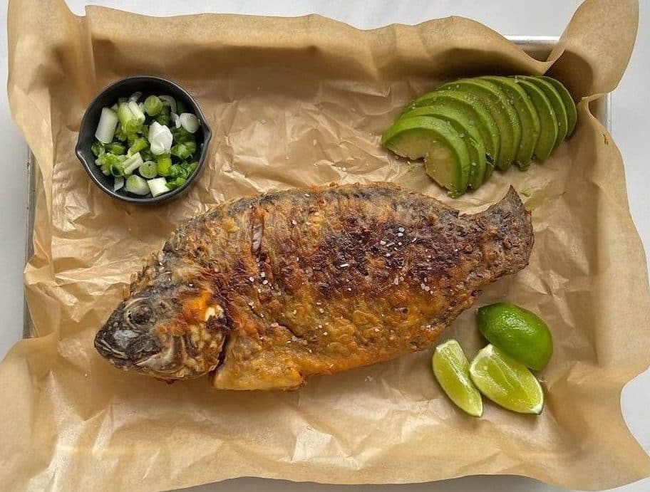 fried fish mojarra Colombian