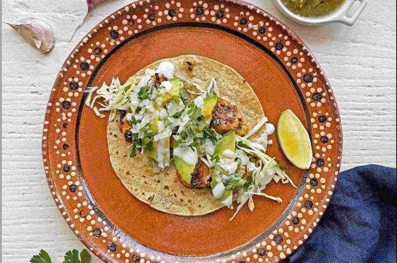 Authentic, Garlicky & Easy Shrimp Tacos