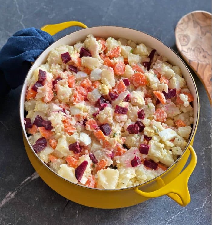 Puerto Rican Ensalada Rusa (Russian Salad)