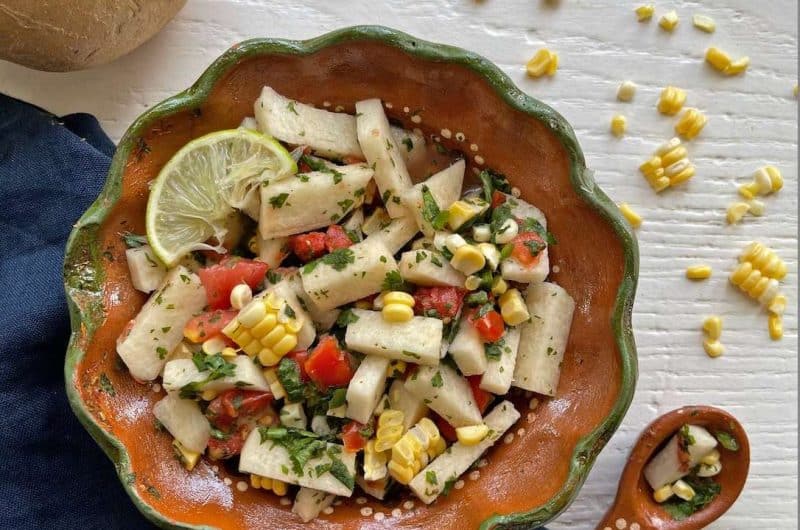 Zelma’s Jicama, Sweet Corn & Tomato Salad