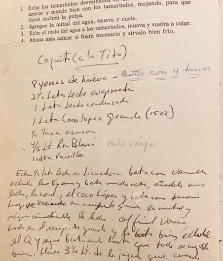 The Coquito Recipe Debated in Their Family Cookbook