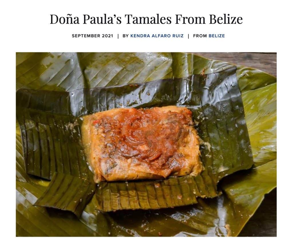 Tamales Belize