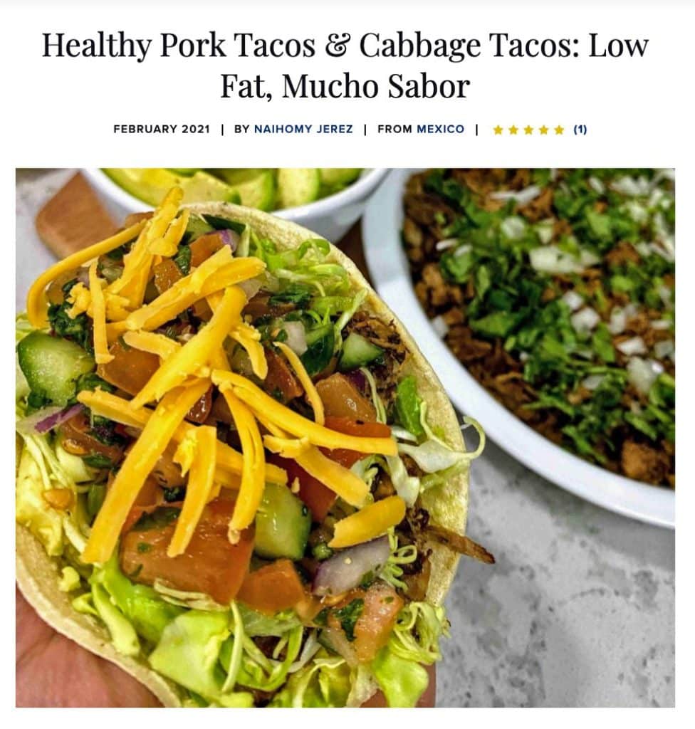 pork tacos healthy