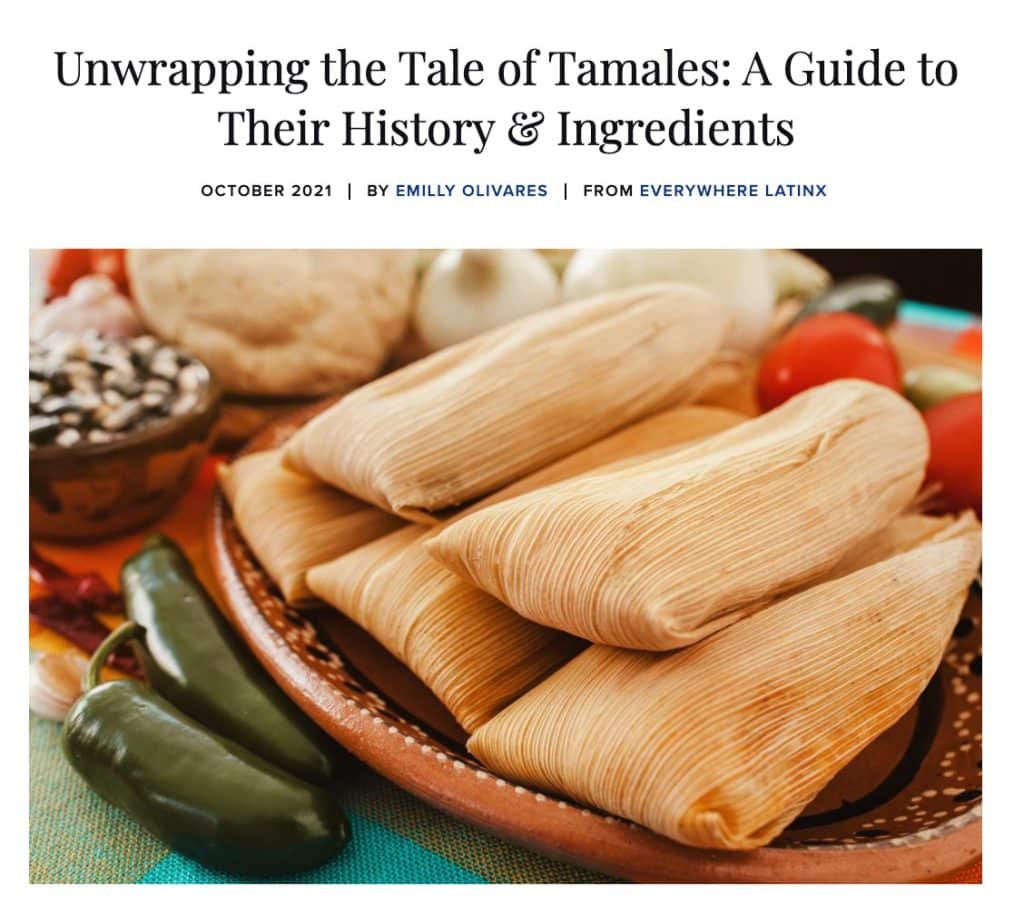 history tamales hallacas pasteles