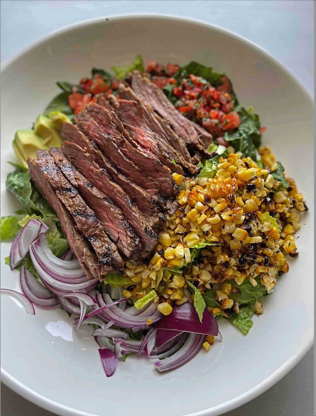 Carne Asada Salad With Grilled Corn & Cilantro: It's Summer Salad Season! –  Familia Kitchen