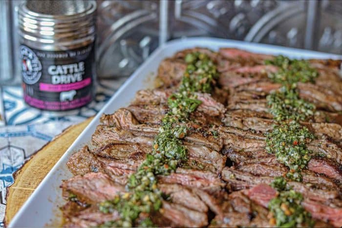 Skirt Steak with Chimichurri Casa M