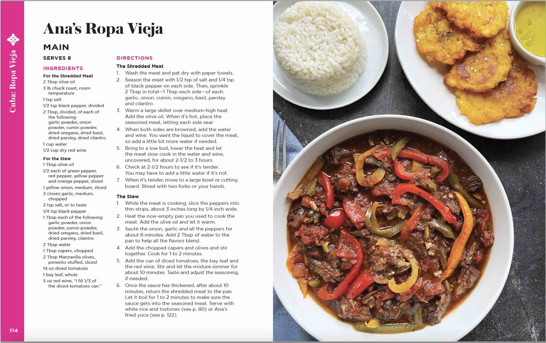 Ropa Vieja with Tostones