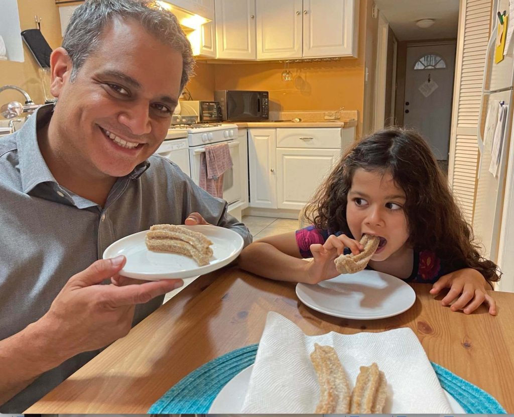 Churros with Edwin and Luna