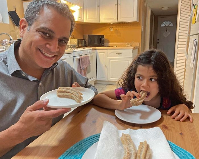 Churros with Edwin and Luna