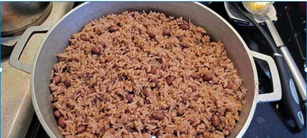Belize red beans rice