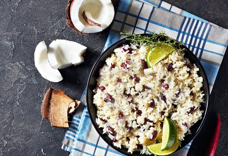 Lisa’s Rice With Coconut & Pigeon Peas