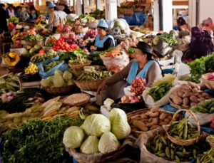 Bolivia food market