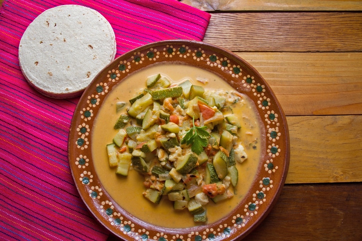 Marifer’s Calabacita or Mexican  Squash for Delicioso Vegetarian 