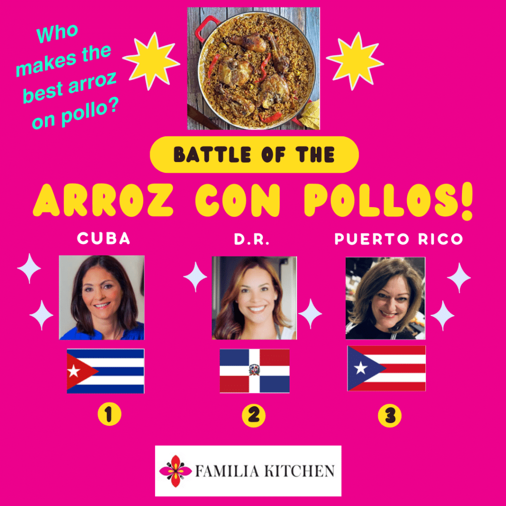 battle of the arroz con pollos Who makes the best arroz con pollo?