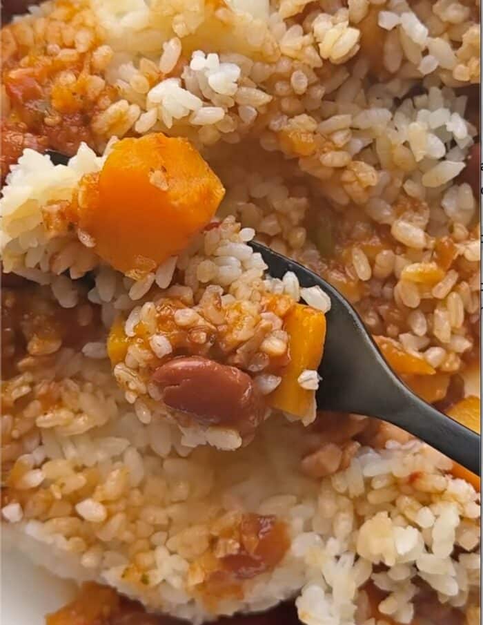 Arroz con habichuelas or rice and beans