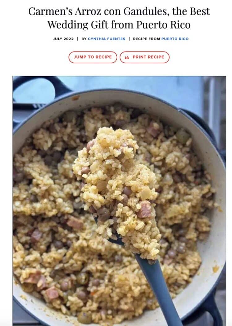 The History of Arroz con Gandules — Plus: 5 Pigeon Peas &amp; Rice Recipes ...